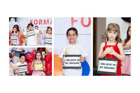 formatura da educação infantil do Colégio Maxi'