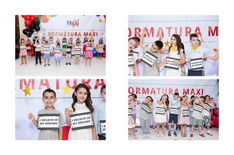 formatura da educação infantil do Colégio Maxi'