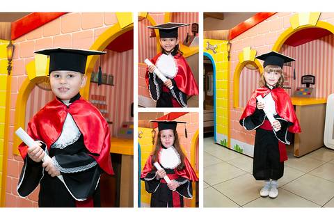 formatura da educação infantil do Colégio Maxi'