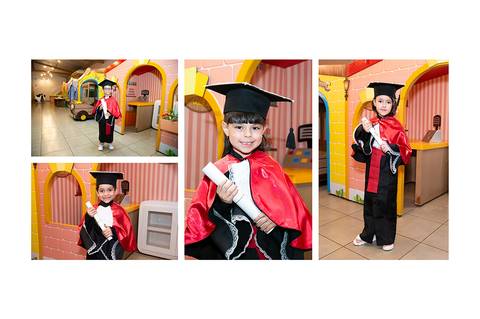 formatura da educação infantil do Colégio Maxi'