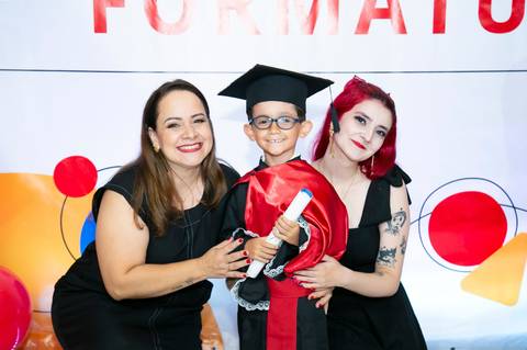 formatura da educação infantil do Colégio Maxi'