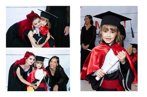 formatura da educação infantil do Colégio Maxi'