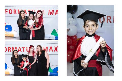 formatura da educação infantil do Colégio Maxi'