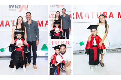 formatura da educação infantil do Colégio Maxi'