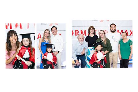 formatura da educação infantil do Colégio Maxi'