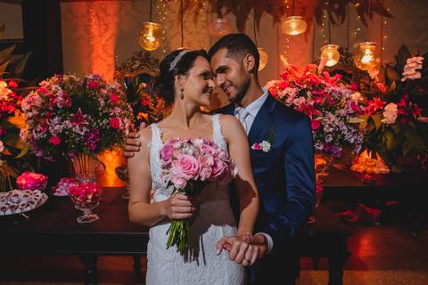 fotografia da decoração do casamento de Bruna e Leo em Rondonópolis-MT, fotografo Sergio Simões.'