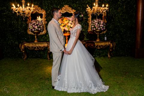 fotografia de casamento da Amanda e Julio no espaço bem viver em Rondonópolis. Fotografo de casamento em rondonópolis Sergio Simões '