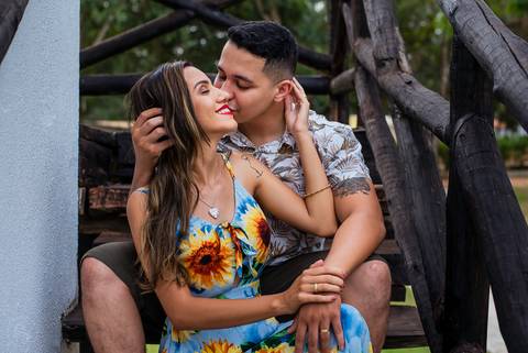 sessão fotografica do casal Daiane e Willian na Pousada Águas de São Lourenço, fotografo de casamento em Rondonópolis Sergio Simões'