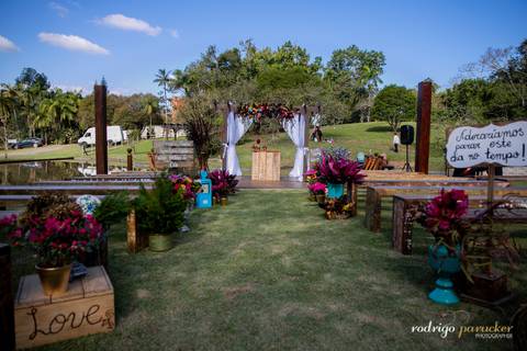 Cerimonia ao ar livre, cerimonia no campo'