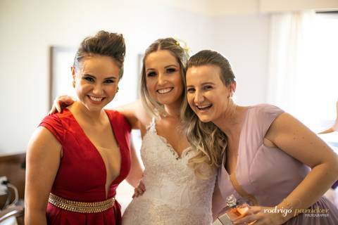 amigas no dia da noiva'