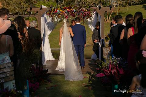 cerimonia ao ar livre em Timbó Santa Catarina'