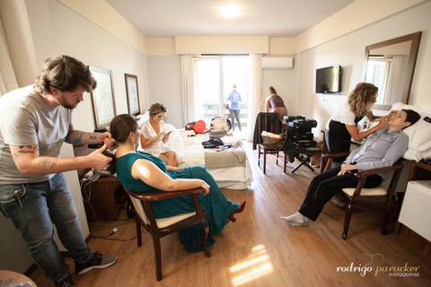 Quarto do Timbó Park Hotel, dia da noiva'