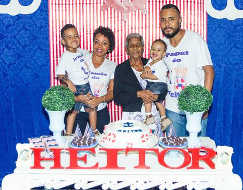 Família do Heitor com bisa querida pelo fotógrafo Douglas Maia'