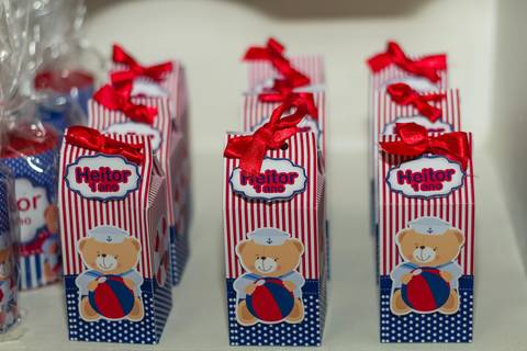 Scrapbook Caixa Milk Tema Marinheiro pelo fotógrafo Douglas Maia'