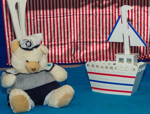 Urso e navio decoração Marinheiro pelo fotógrafo Douglas Maia'