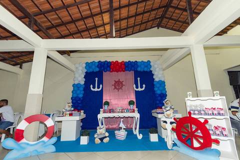 Outro ângulo decoração Tema Marinheiro pelo fotógrafo Douglas Maia'