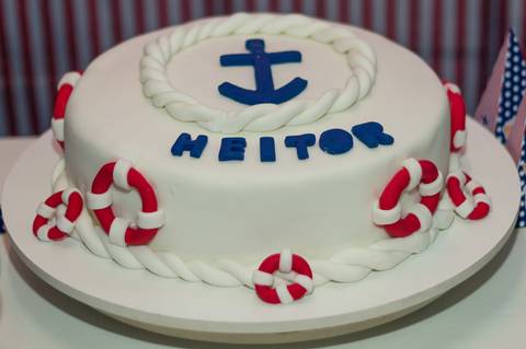 Bolo Heitor Tema Mmarinheiro pelo fotógrafo Douglas Maia'
