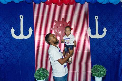 1 ano Heitor sorrindo pelo fotógrafo Douglas Maia'