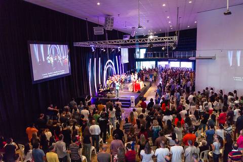 Visão geral na Igreja Missão Praia da Costa pelo fotógrafo Douglas Maia'