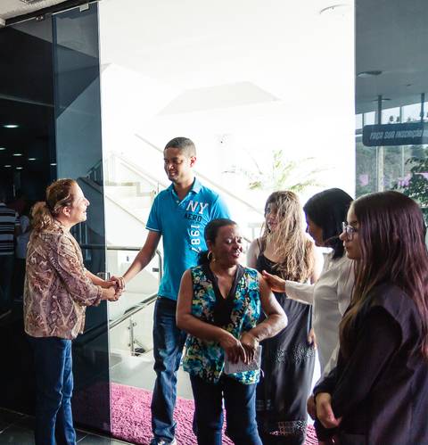 Recepção na Igreja Missão Praia da Costa pelo fotógrafo Douglas Maia'