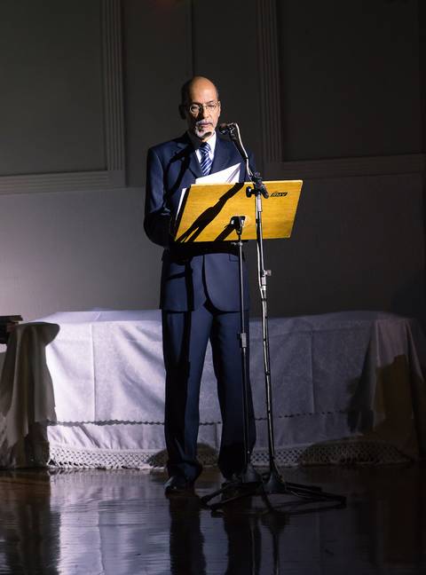 Wilson como narrador Igreja Batista da Floresta pelo fotógrafo Douglas Maia'