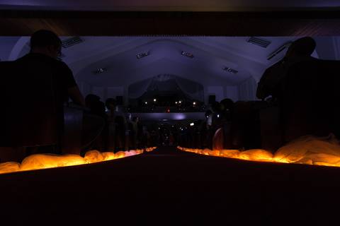 Decoração do corredor Igreja Batista da Floresta pelo fotógrafo Douglas Maia'