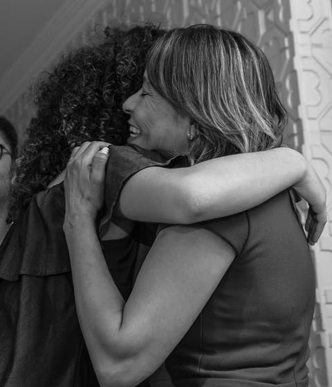 Carinho na recepção da Igreja Batista da Floresta pelo fotógrafo Douglas Maia'