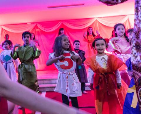 Apresentação das crianças Igreja Batista da Floresta pelo fotógrafo Douglas Maia'