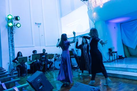 Hebreias dançando Igreja Batista da Floresta pelo fotógrafo Douglas Maia'