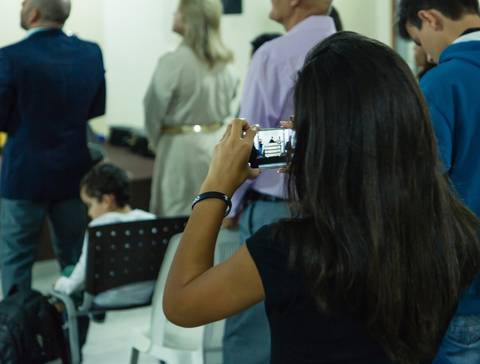 Registrando o culto Culto Igreja Videira Vila Velha-ES pelo fotógrafo Douglas Maia'