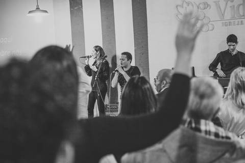 Culto Igreja Videira Vila Velha-ES pelo fotógrafo Douglas Maia'