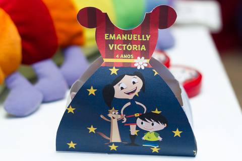 Scrapbook caixa vestido Tema Show da Luna pelo fotógrafo Douglas Maia'