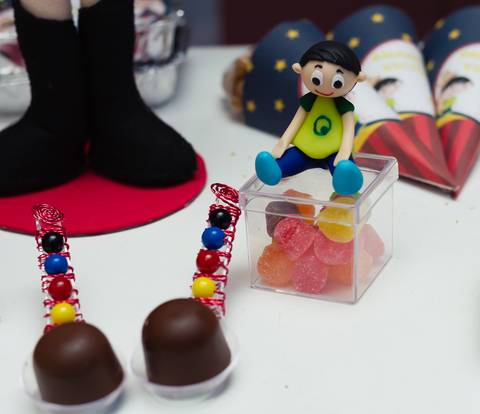 Caixa acrílico personagem Júpiter Tema Show da Luna pelo fotógrafo Douglas Maia'