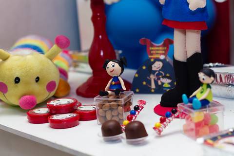 Scrapbook latinha, caixa acrílico Tema Show da Luna pelo fotógrafo Douglas Maia'