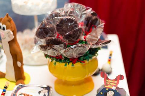 Pirulitos de chocolate pelo fotógrafo Douglas Maia'