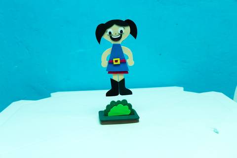 Arranjo de mesa personalizado Luna O show da Luna pelo fotógrafo Douglas Maia'