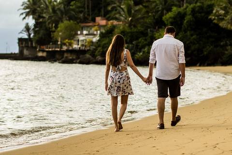 Prewedding em ilha bela'