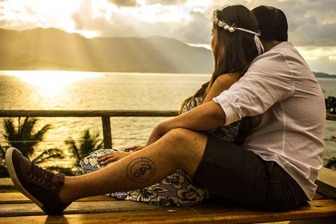 Prewedding em ilha bela'