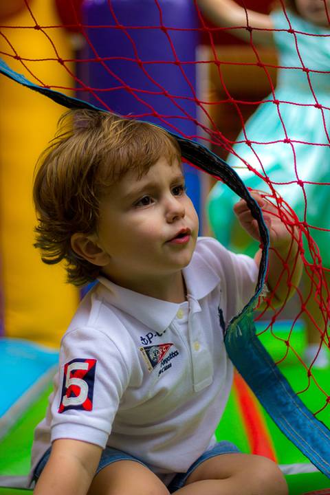 Festa infantil fotografia de família'