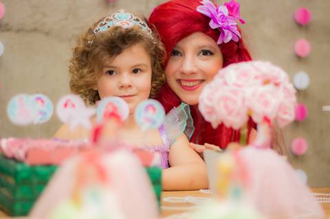 Festa infantil fotografia de família'