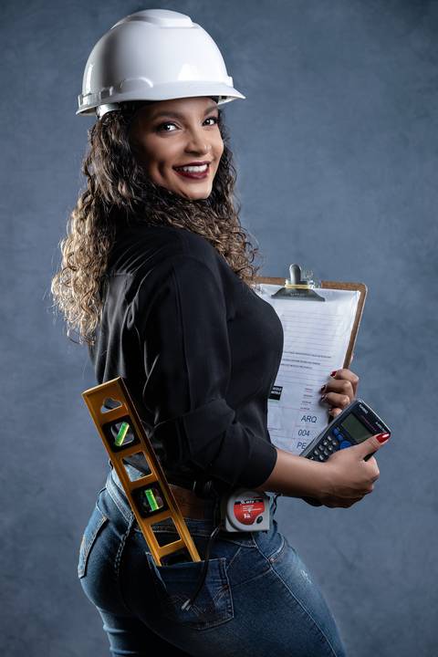 Retrato corporativos engenheira'