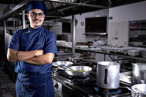 Retrato corporativos cozinheiro'