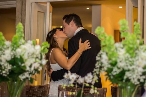 Fotografia de festa de casamento em alphaville'