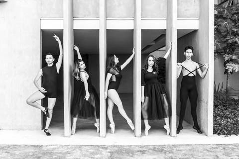 Mickael, Lais, Luiza, Katia e Marcelo'