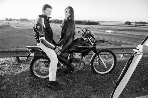 Sesión de Boda, temática motos'