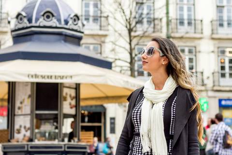 Ensaio de Fotos de Túrista, Lisboa Portugal'