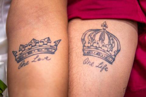 amor estampado na pele'