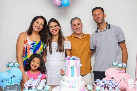 fotos da mesa com os convidados'