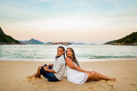 pre wedding praia vermelha - larissa e almir'