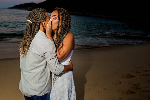 pre wedding praia vermelha - larissa e almir'